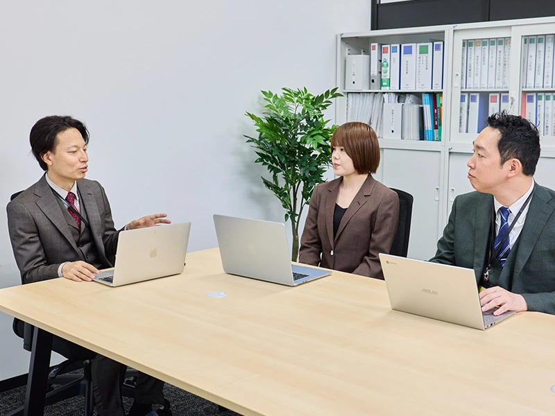 打ち合せの様子